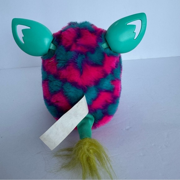 2012 Hasbro Furby BOOM Hearts Blue Teal Pink Interactive Talking Toy Plush EUC - Picture 6 of 14